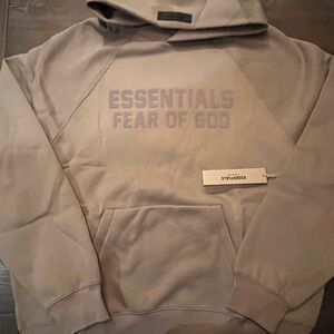 Essentials Fear of God Smoke Gray Hoodie FW22